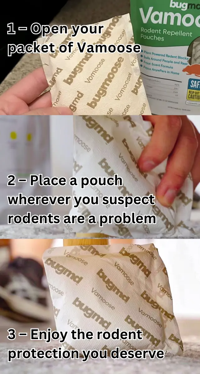 how to use vamoose rodent repellent